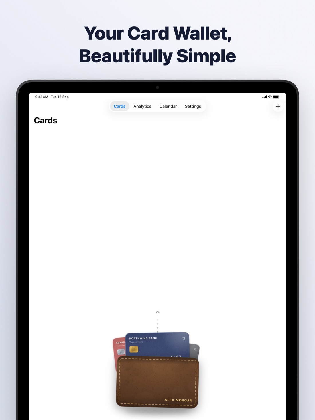 CardMax on iPad: Your card wallet, beautifully simple