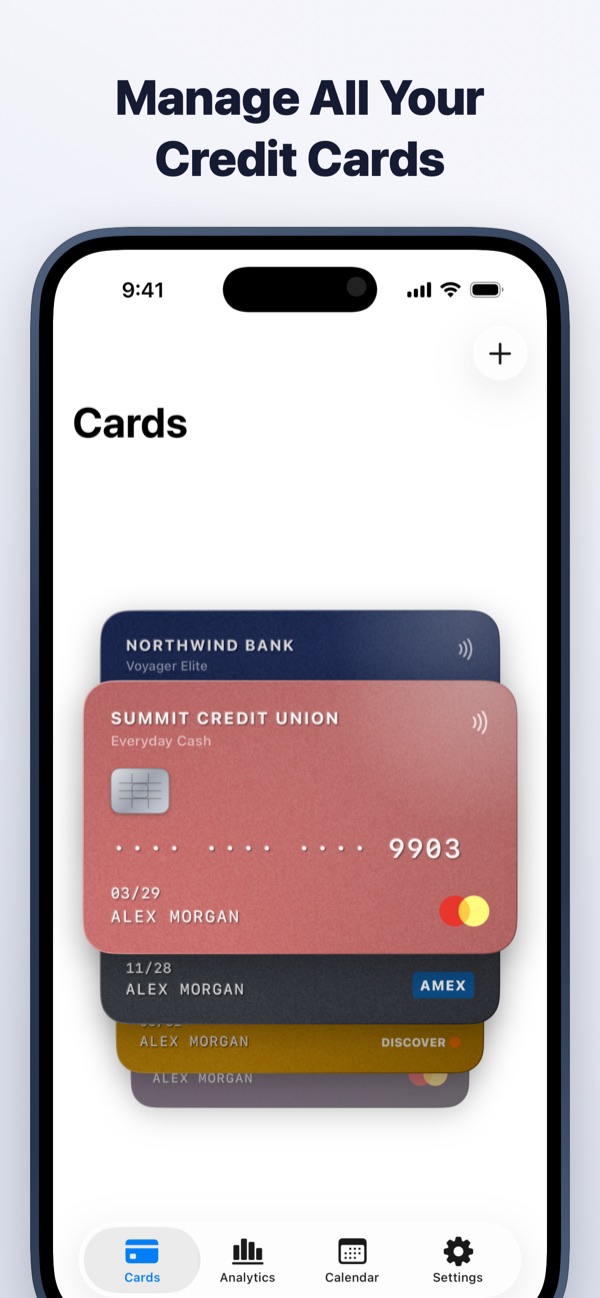 CardMax on iPhone: Manage all your credit cards